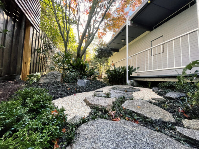 Ivanhoe Modern-Roji-style Japanese garden